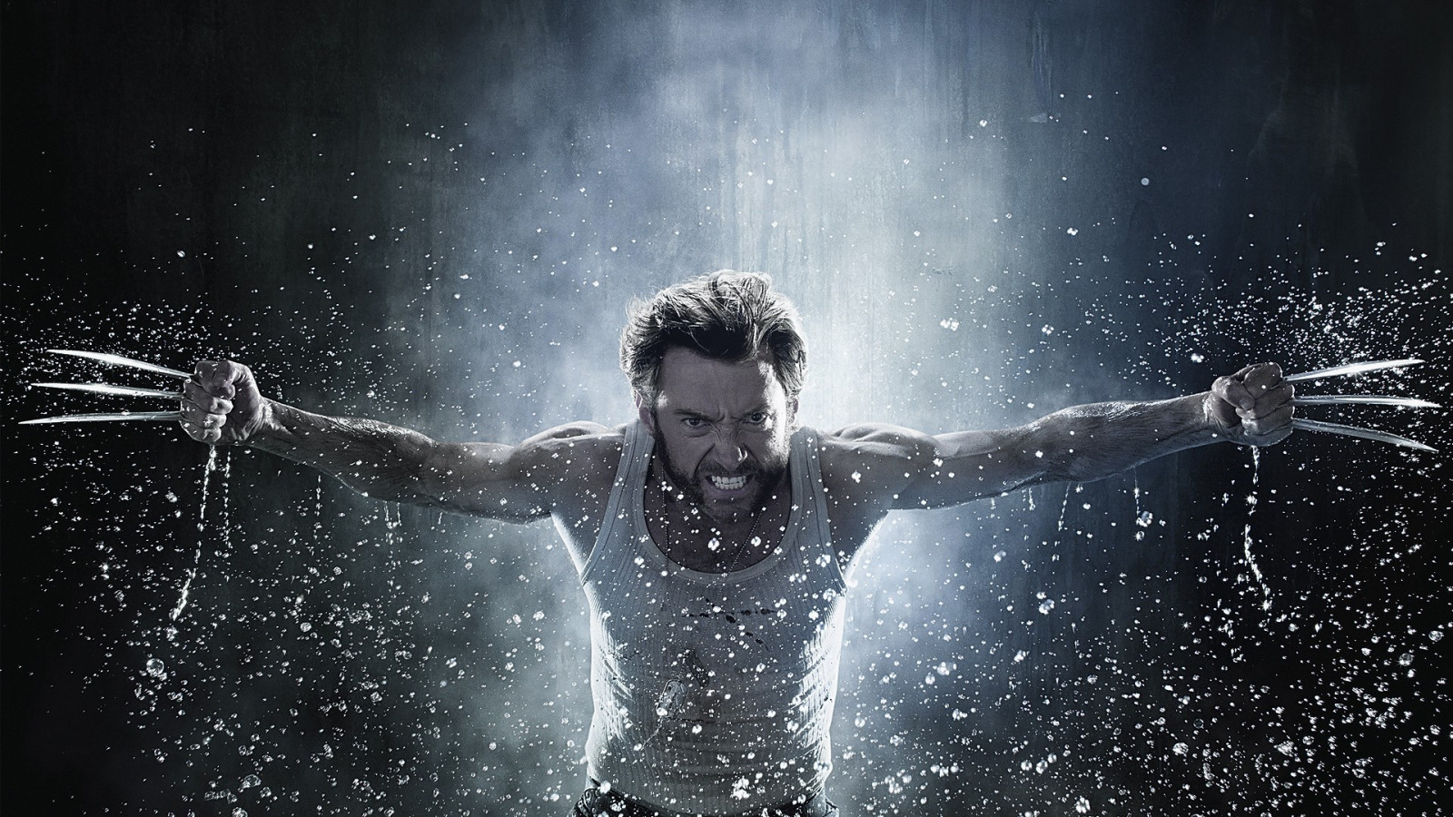 film, Ghiottone, subacqueo, Hugh Jackman, X Men Origins Wolverine, oscurità, sfondo del computer