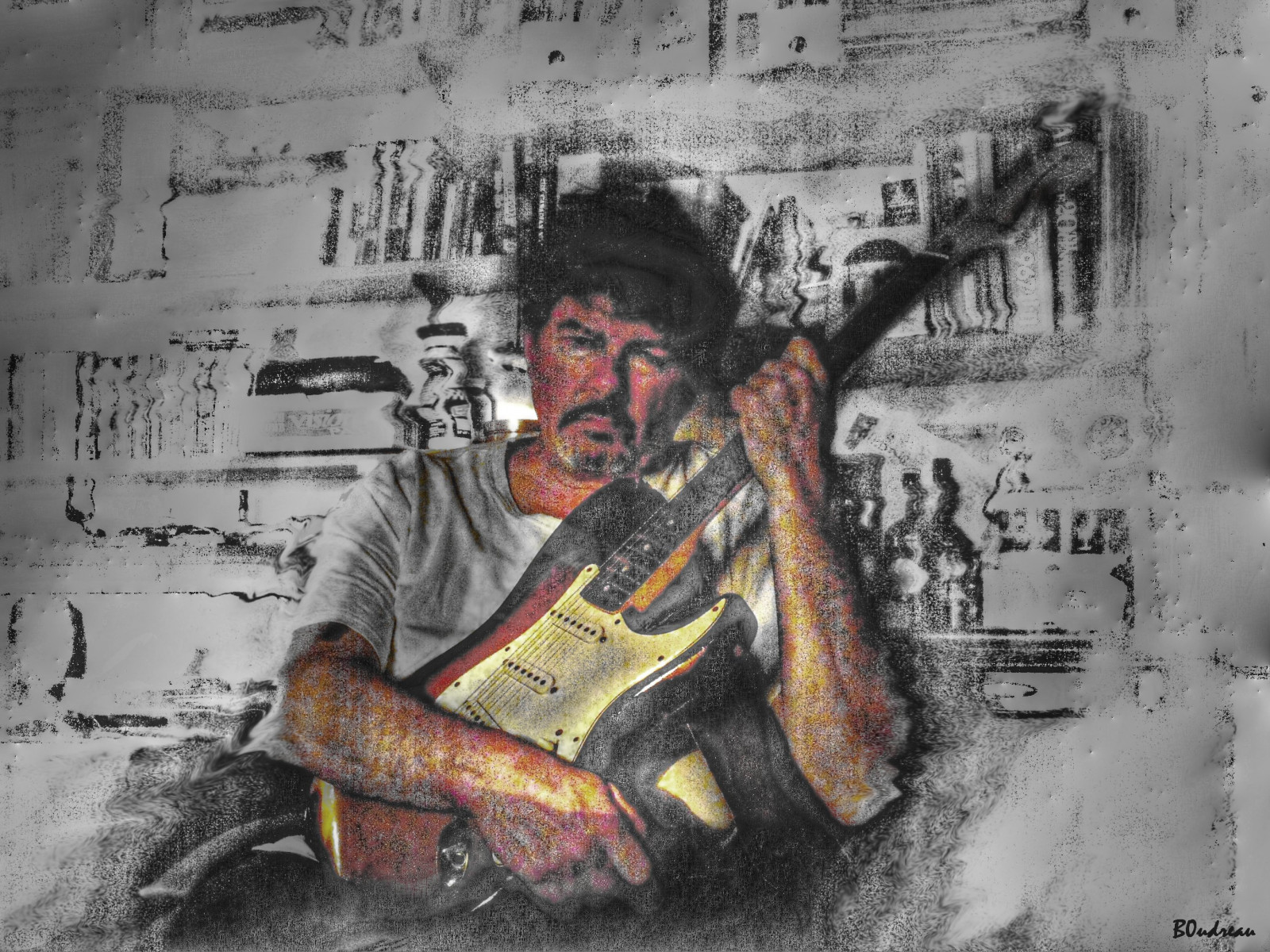 kytara, Samsung, pouliční umění, Mistr, Blatník, Stratocaster, UMĚNÍ, vrstva, awardtree, trolledproud, potrait, autoportrét, Photomatix, artwithinportraits, 40, shockofthenew, netartii, Picnik, TQM, hypotetický, maxfudge, samsungmaster, fujifilmfinepixs1500, paulboudreauphotography, stealingshadows, trollieexcellence, odstíny šedé, stickybeak, crazygeniuses, atfpchallengewinner, vrchní Polička, magicpix, Martha, christmaspicturegallery, visual arts, human behavior