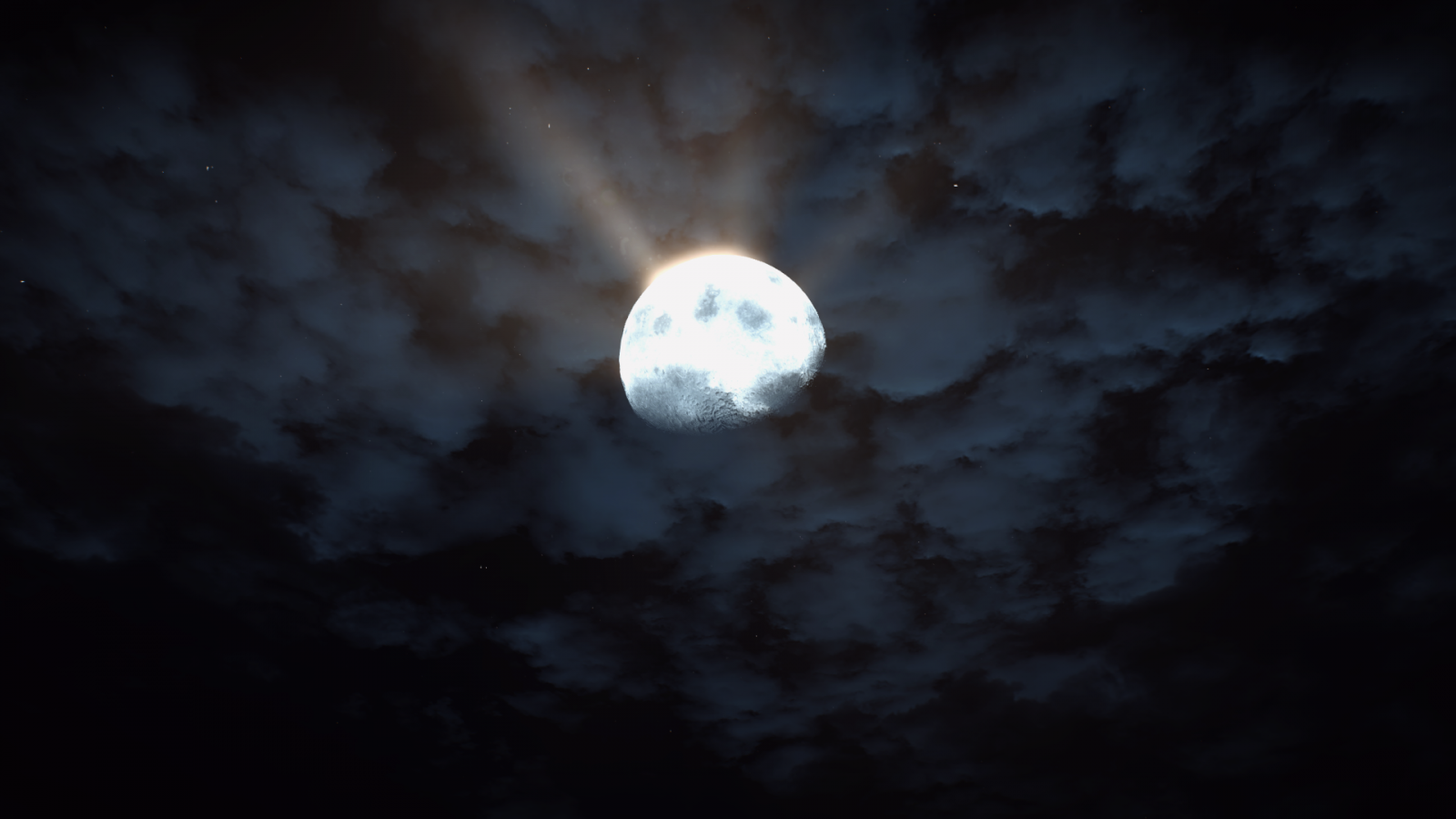 slunečnímu záření, videohry, noc, nebe, Měsíc, měsíční svit, Witcher 3 Wild Hunt, atmosféra, astronomie, půlnoc, světlo, mrak, tma, vesmír, astronomický objekt, úplněk, nebeská událost