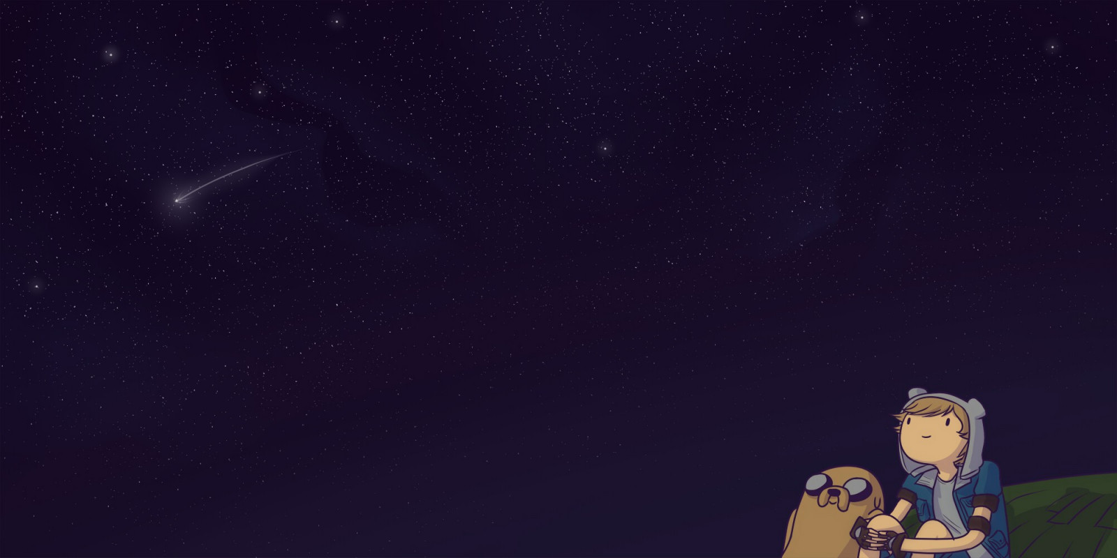 Fantasia arte, noite, espaço, céu, luar, atmosfera, astronomia, Hora de Aventura, Jake o cão, Meia-noite, Finn O humano, Estrela, Trevas, Captura de tela, Atmosfera da terra, espaço sideral, Objeto astronômico