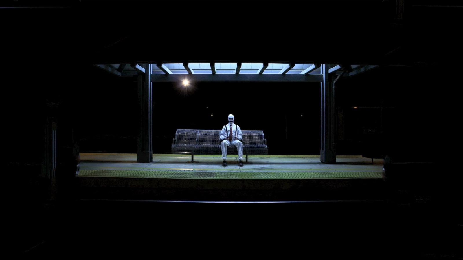 noc, vlakové nádraží, klauni, světlo, osvětlení, tvar, fáze, divadlo, tma, obraz, Snímek obrazovky, 1920x1080 px, scénograf