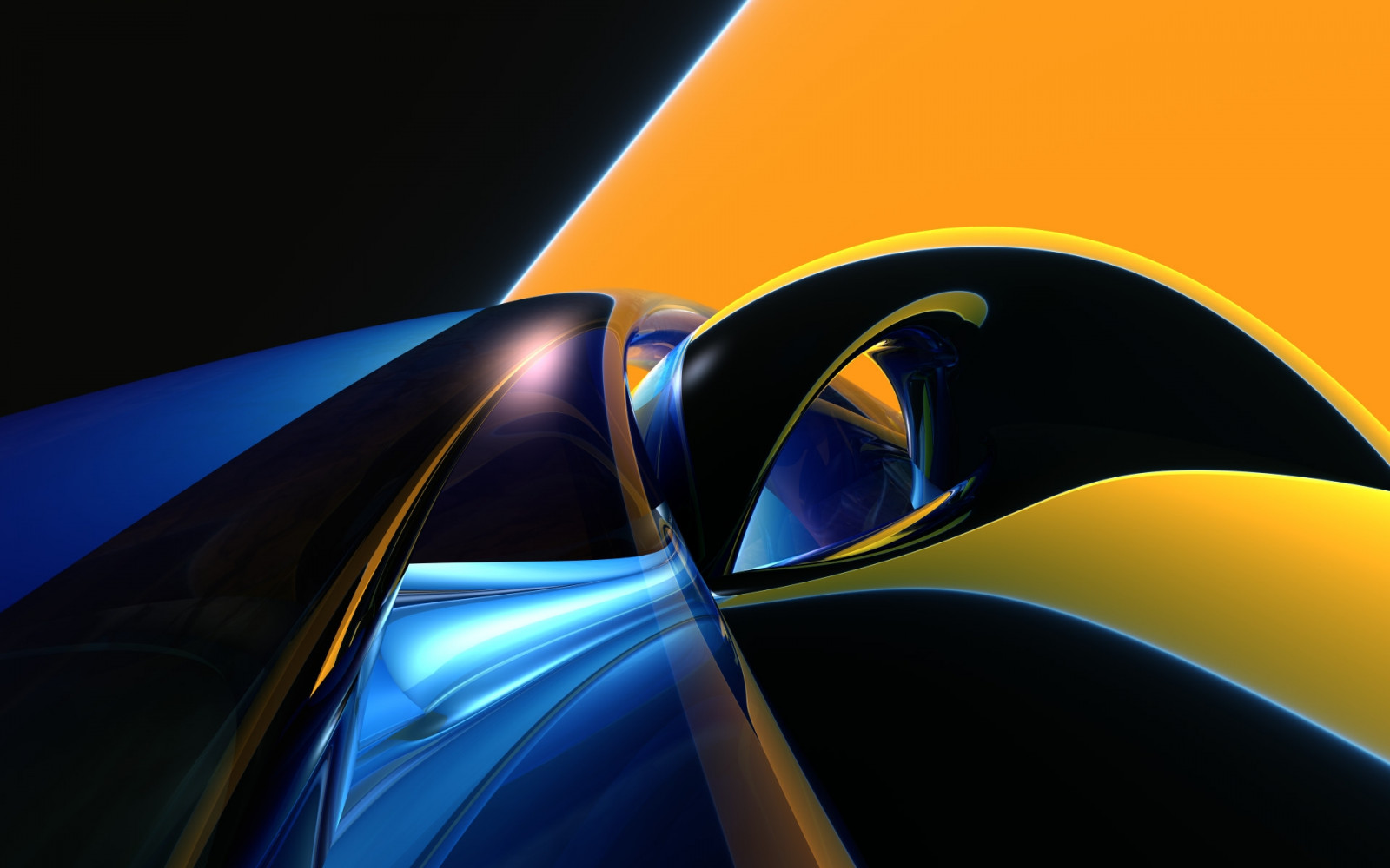 Wallpaper illustration, window, car, vehicle, yellow, blue, glass, circle, lines, light, wheel