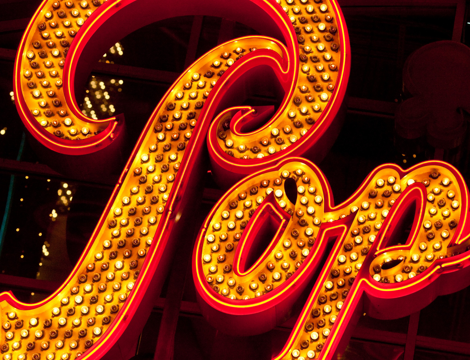 Wallpaper : lighting, night, gold, neon sign, amusement ride, mid