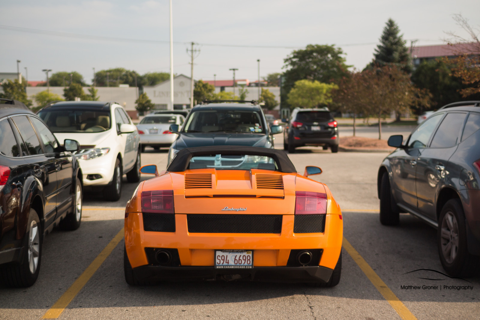 Wallpaper street, road, Gallardo, sports car, Illinois