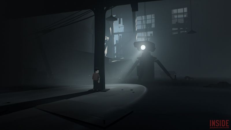 ขาวดำ, ภายใน, Playdead, เบา, ความมืด, ภาพหน้าจอ ขาวดำ, ภายใน, Playdead, เบา, ความมืด, ภาพหน้าจอ