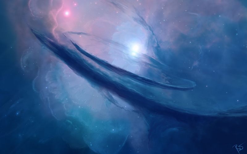 space art, nebula, underwater, space, blue, universe space art, nebula, underwater, space, blue, universe