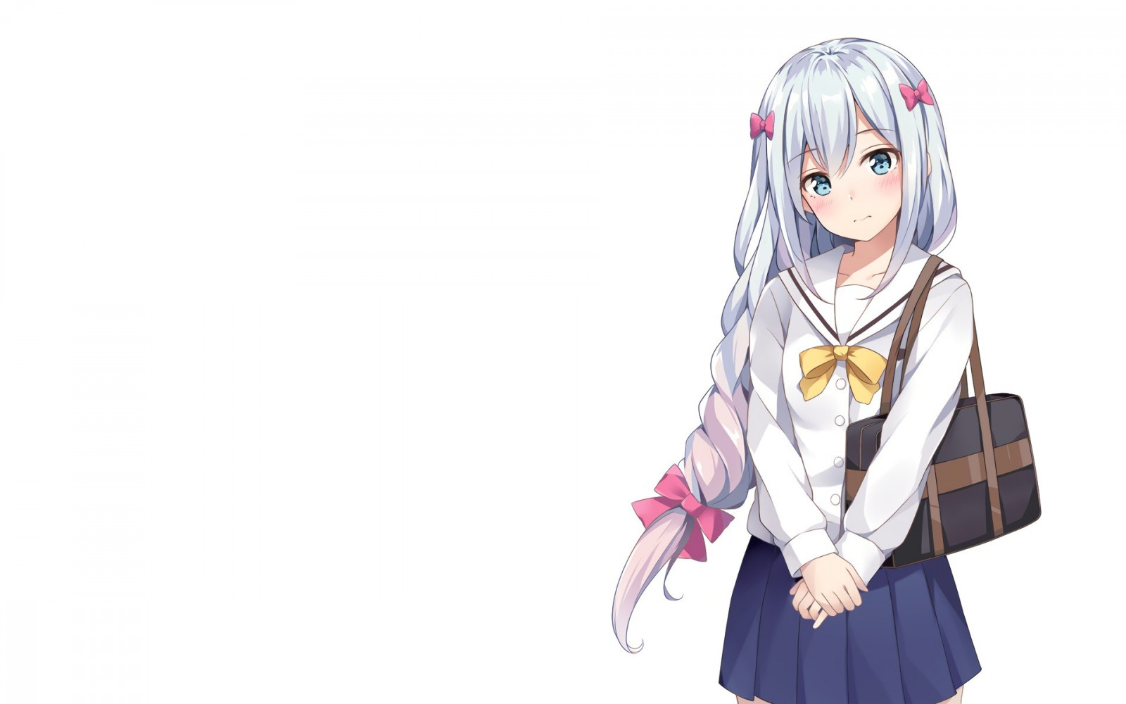 bílé pozadí, Eromanga sensei, Izumi Sagiri