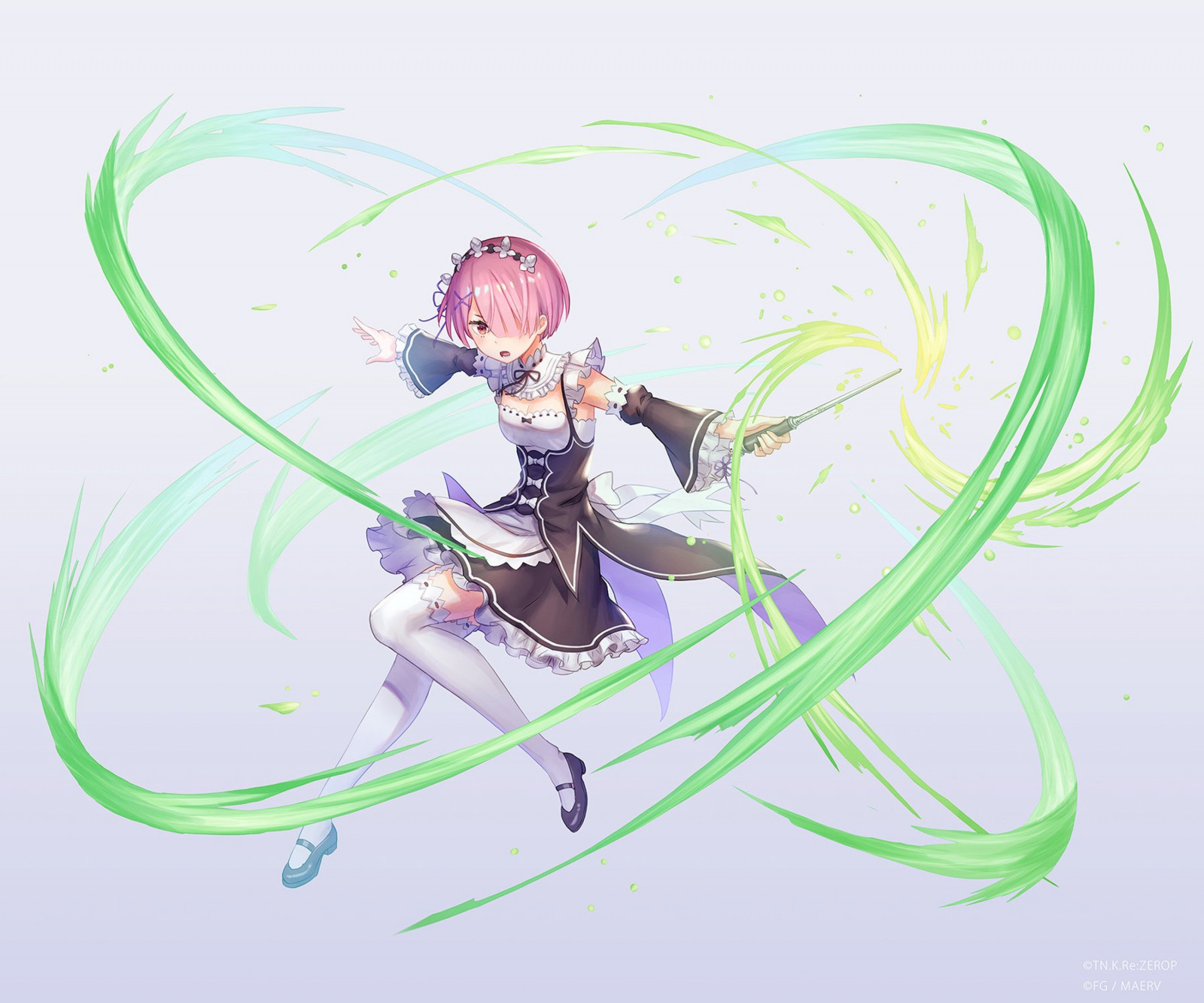 Wallpaper : anime girls, Re Zero Kara Hajimeru Isekai Seikatsu, Ram Re ...