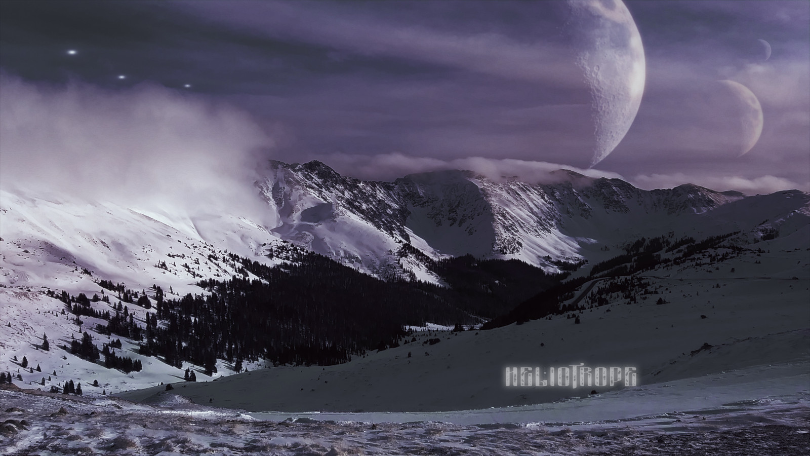 Wallpaper : snow covered, mountains, snowy peak, mountain view, planet ...