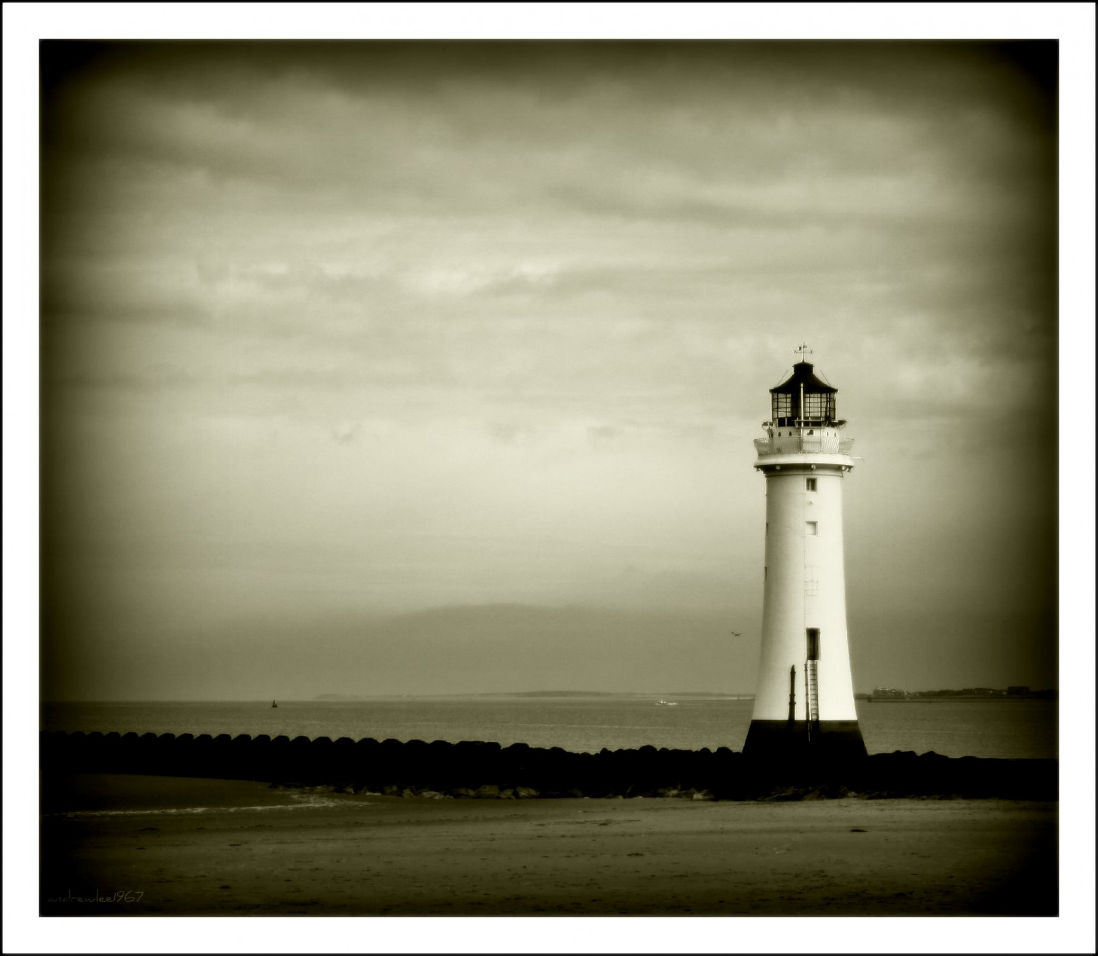 černobílý, moře, nebe, uklidnit, Anglie, věž, maják, horizont, Maják, Spojené království, Liverpool, mrak, mywinners, aplusphoto, superaplus, canon400d, andrewlee1967, andrewlee, Černý a bílý, monochromatické fotografování, zátiší fotografování, newbrighton, Wallasey, stock photography