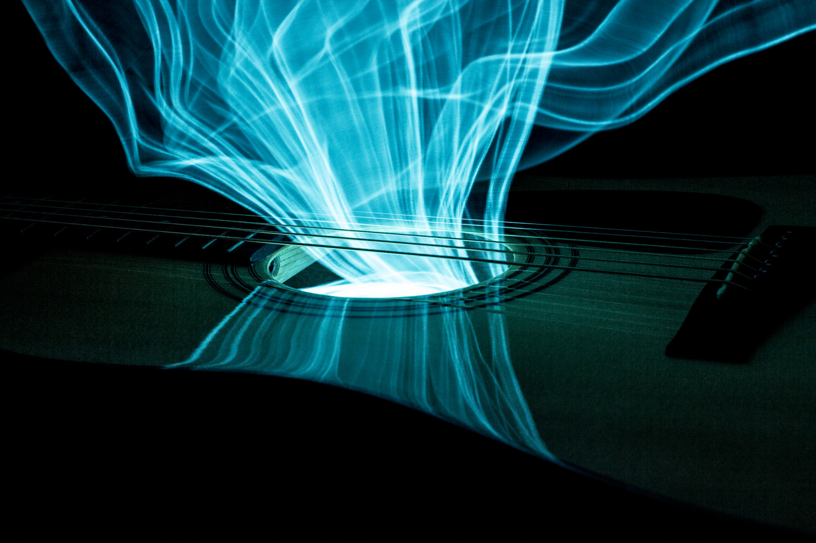 světla, noc, prostor, kytara, hudba, symetrie, modrý, Kánon, tyrkysový, Blatník, zvuk, F14, rebel, světlo, longexposure, 50mm, mě, čára, já, lightpainting, t4i, grafika, počítač tapeta, fraktální umění, zvláštní efekty, akustický, deska stolu, day83, petrolejově modrá, 6string, Synestézie, Vidění, Joshuaolszewski, Soundthroughseeing, transparency and translucency