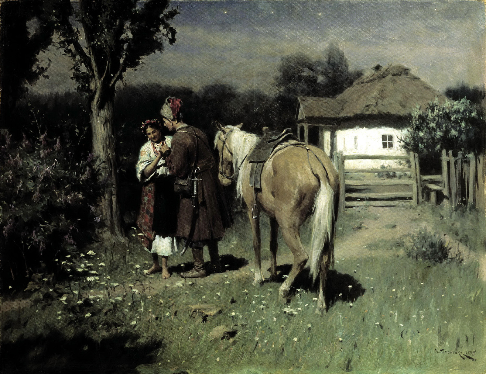Mykola Pymonenko, tradiční umění, classic art, olejomalba