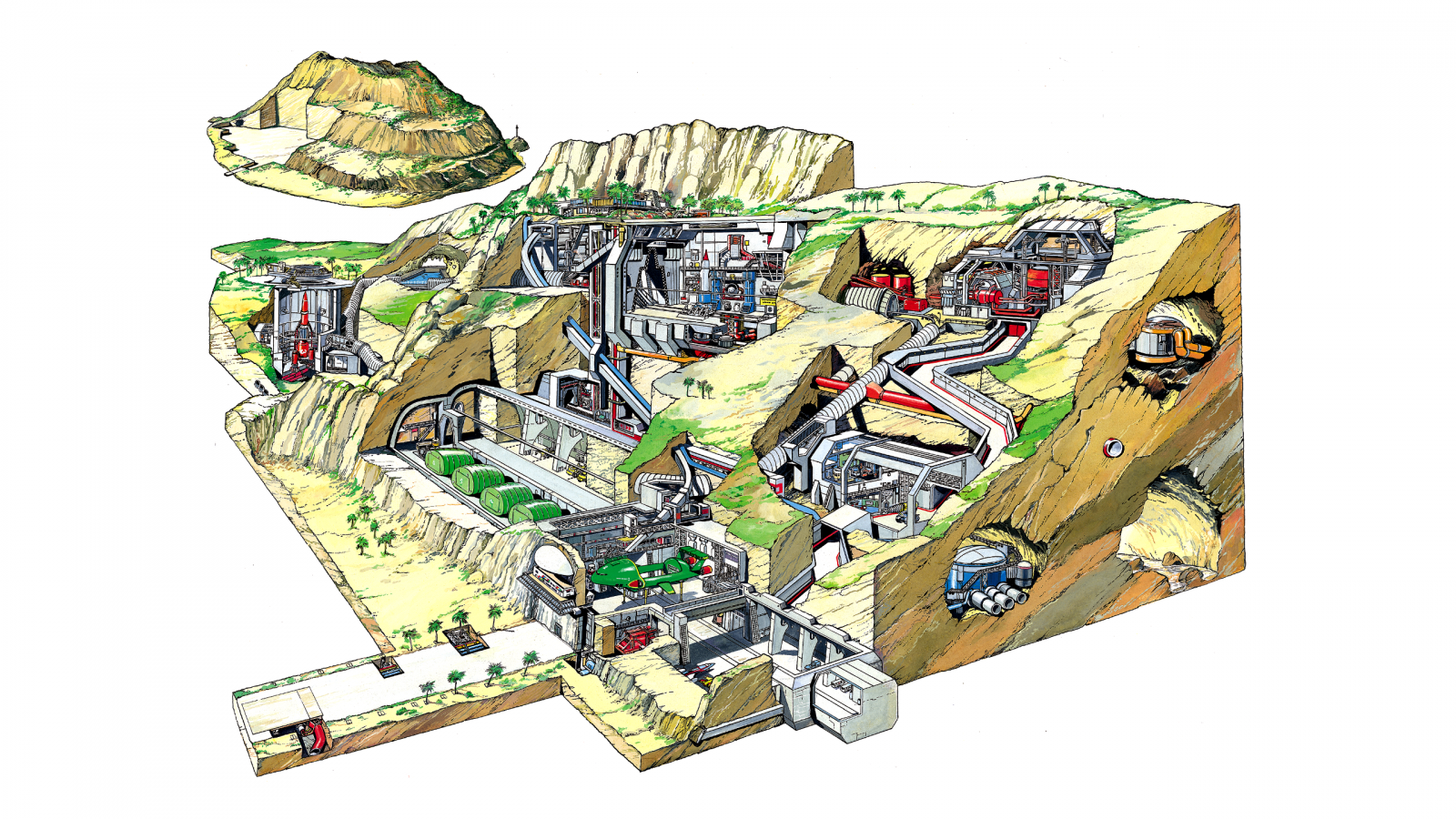 Thunderbirds, televizní seriál, výkres