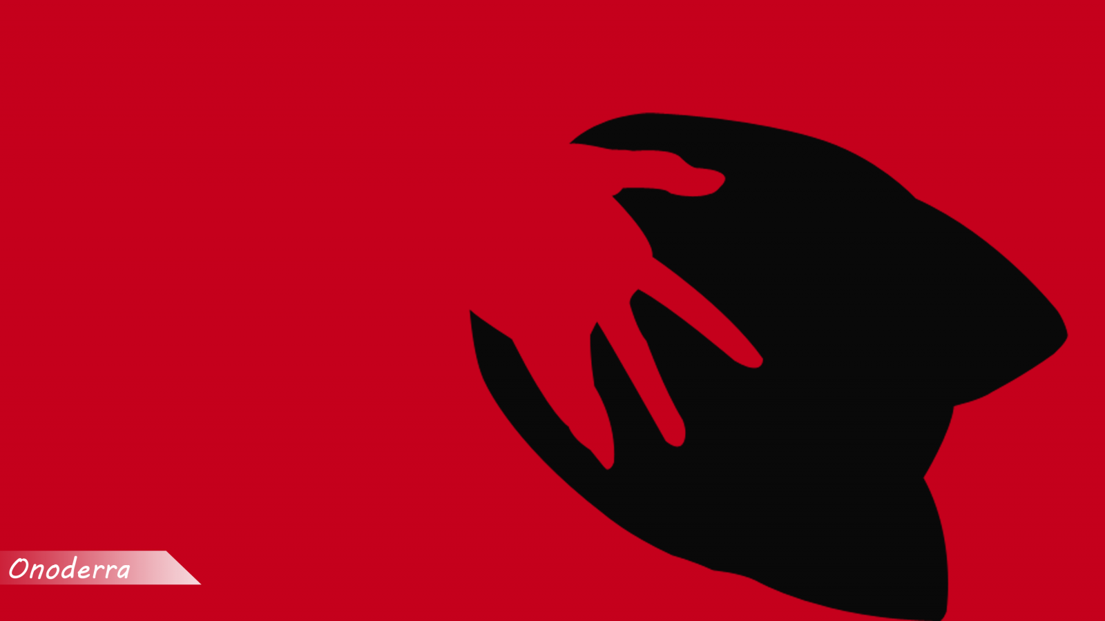 ilustrace, anime, minimalismus, Červené, silueta, text, logo, Sousei no Onmyouji, značka, ruka, font, orgán