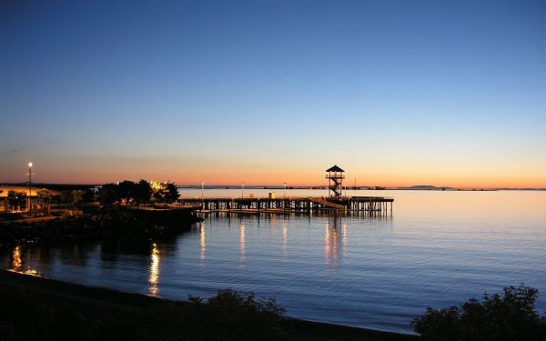 Солнечный лучик, закат солнца, море, Залив, Размышления, Восход
