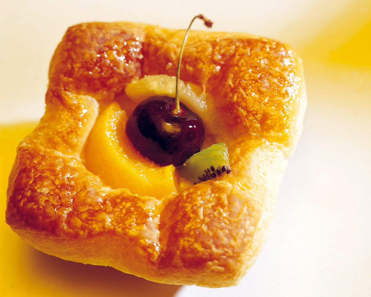 jídlo, dort, třešně, snídaně, dezert, pečení, jídlo, kuchyně, sladkost, jídlo, vyrobit, pečené dobroty, plundra