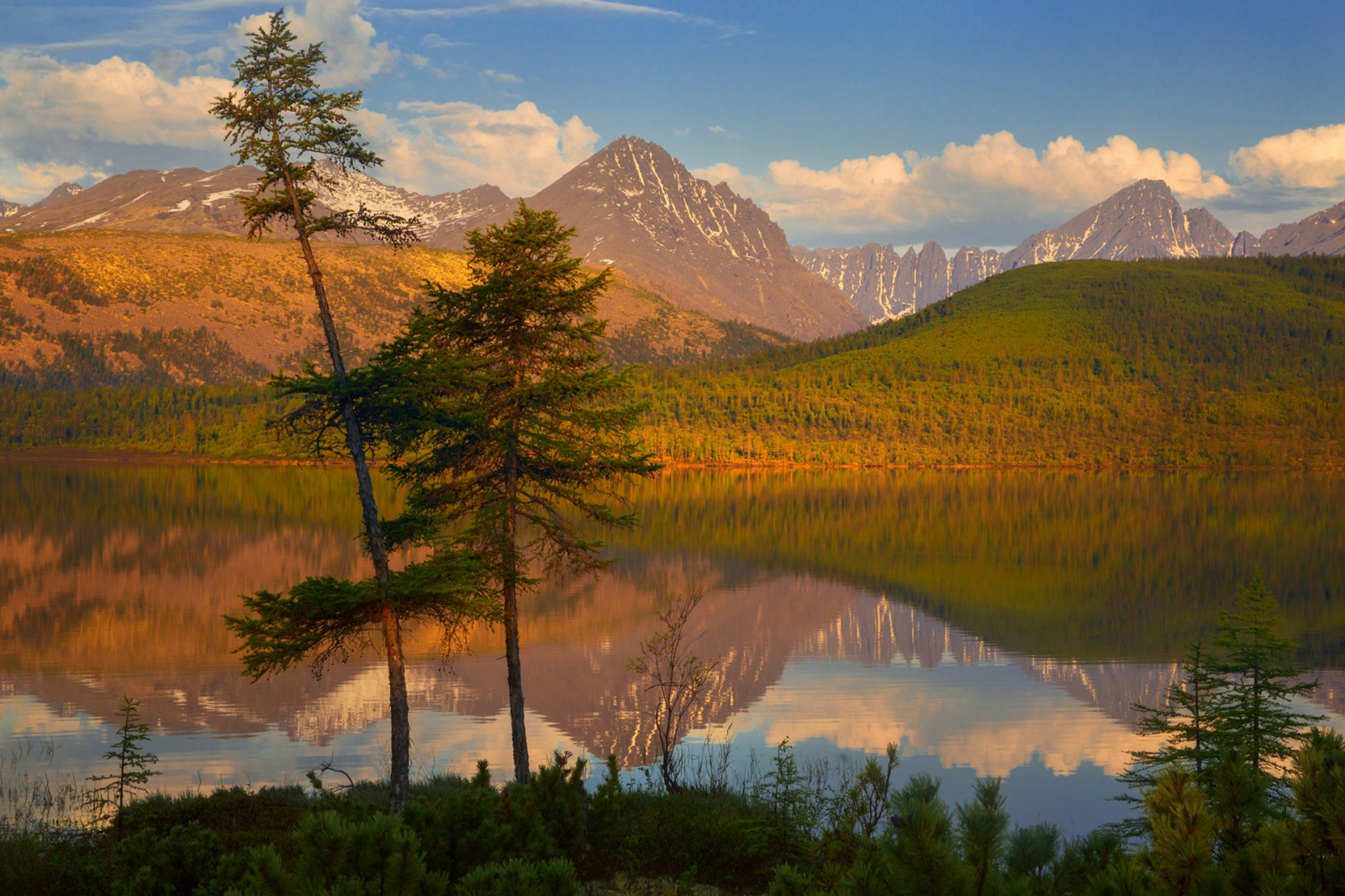 paysage, Montagnes, la nature, réflexion, eau, des arbres