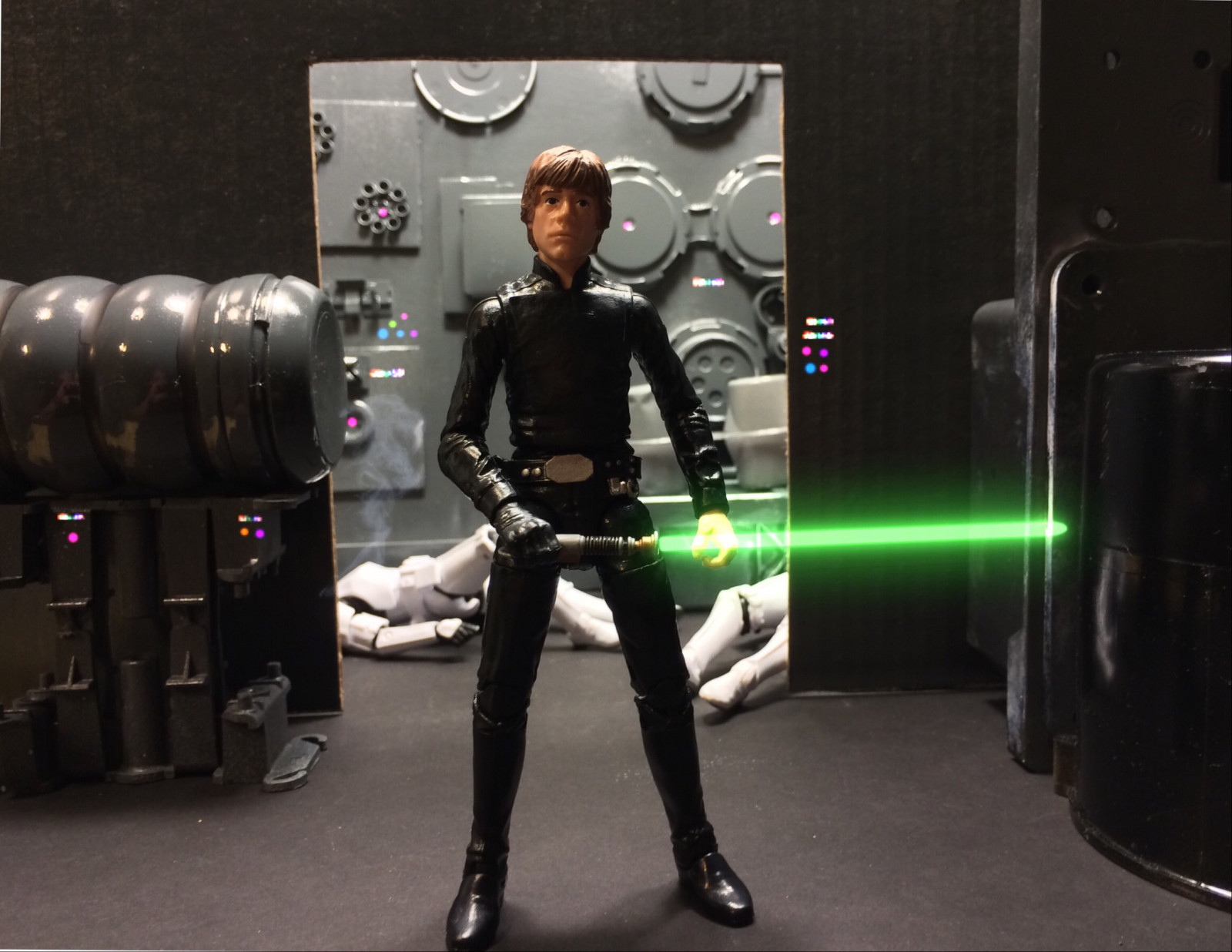 Černá, rytíř, robot, technika, Jedi, Šavle, Hračka, DIO, Zvyk, světlo, postava, akce, hvězda, 6, série, hvězdné války, šest, série obrazů, blackseries, války, akční figurka, Luke, vrátit se, palec, HASBRO, Luke Skywalker, starwarsblackseries, rotj, starwarsdiorama, starwarsblackseriesdiorama, blackseriesdiorama, Imperialwok, Customstarwars, Customblackseries, Customstarwarsdiorama, Customstarwarsblackseries