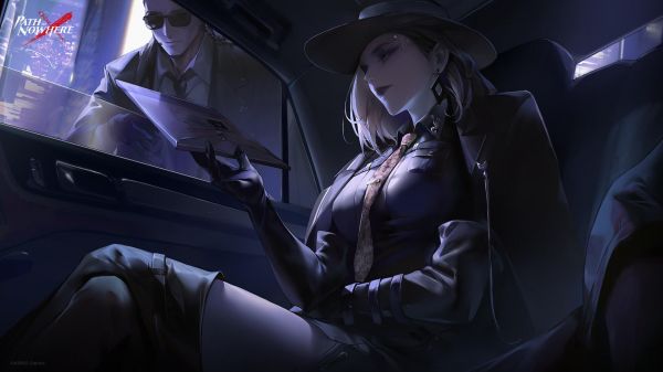 anime girls,car,mbcc,Path to Nowhere,anime boys,hat