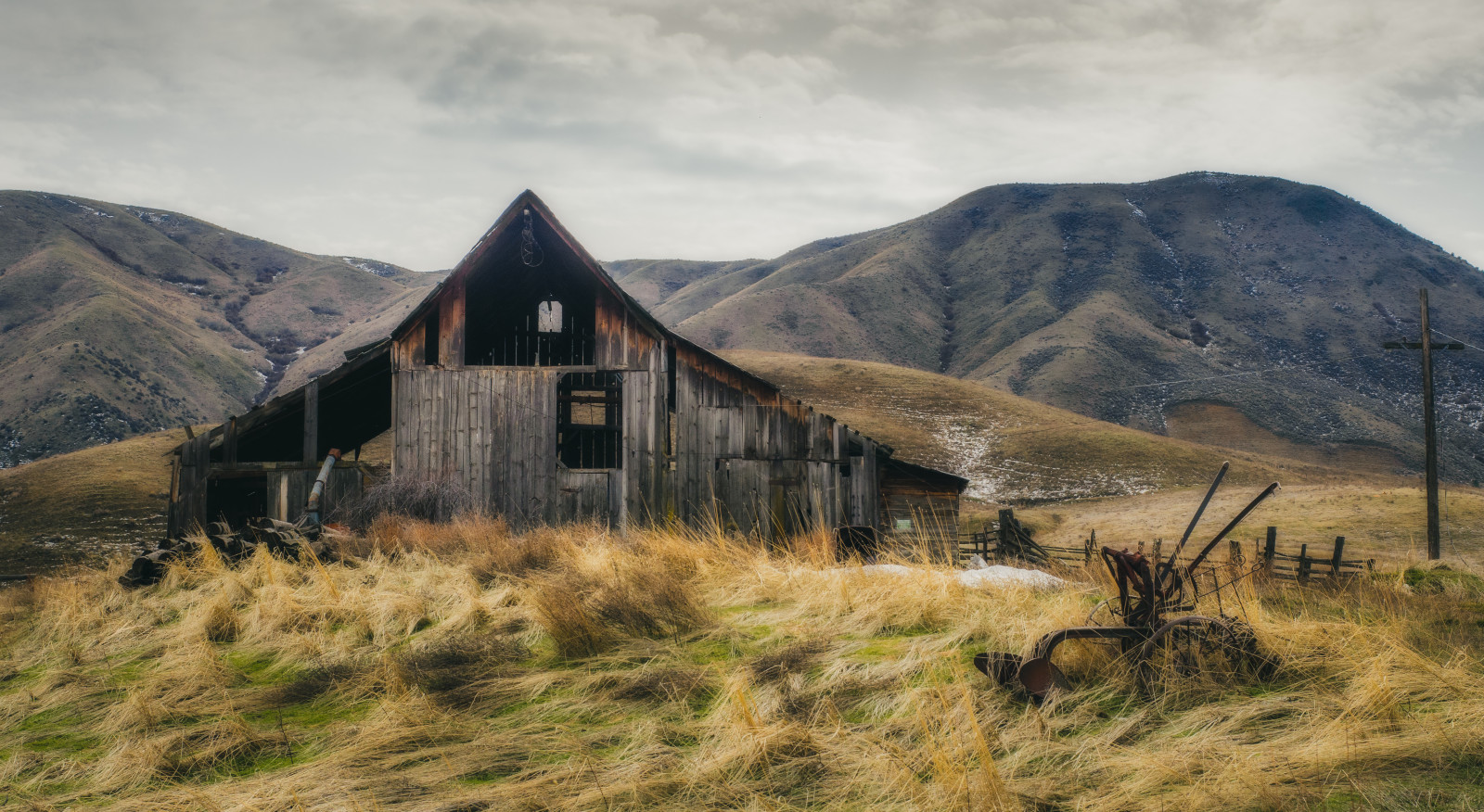 krajina, hory, kopec, Skála, venku, zima, dřevo, bláto, kopce, vesnice, údolí, stodola, chata, divočina, rozklad, Idaho, plošina, hora, venkovní, nás, Spojené státy, vysočina, venkov, horských reliéf, geografický rys, pohoří, plevele, horseshoebend, Februrary, Guck, horseshoebendidaho, pluh