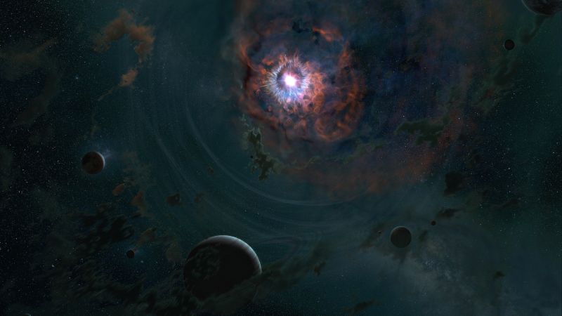 digitální umění, galaxie, planeta, prostor, hvězdy, mlhovina digitální umění, galaxie, planeta, prostor, hvězdy, mlhovina