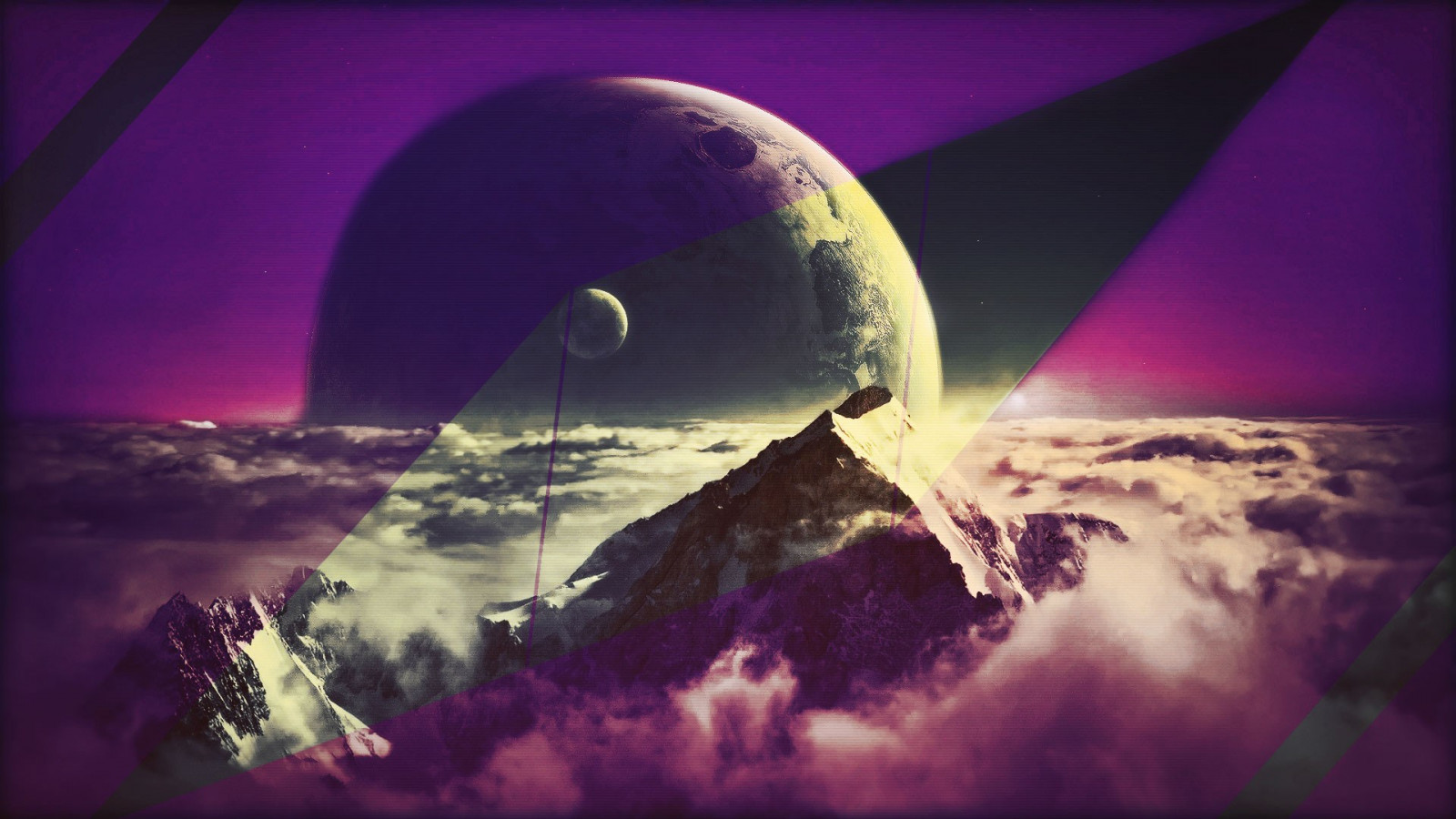 sollys, bjerge, nat, planet, plads, afspejling, himmel, sne, skyer, jorden, måneskin, atmosfære, Sky, mørke, skærmbillede, computer tapet, atmosfære af jord, ydre rum, himmellegeme