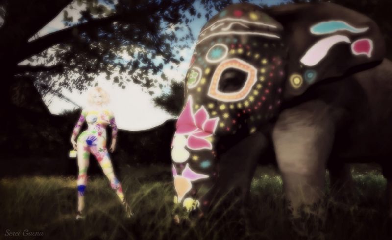 코끼리,탐험하는,SL,제 2의 삶,VirTual,가상