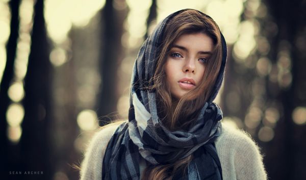 women,Sean Archer,portrait,face,depth of field
