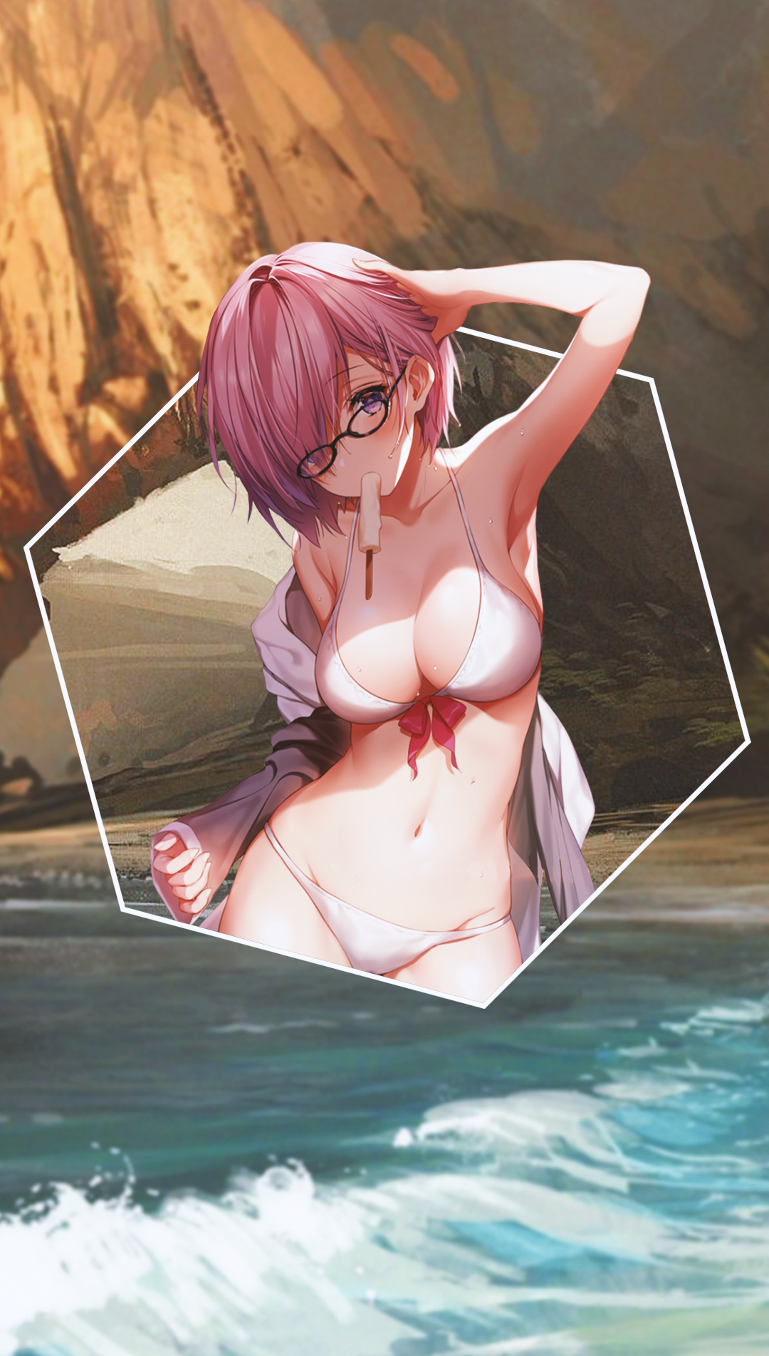 anime, anime girls, picture in picture
