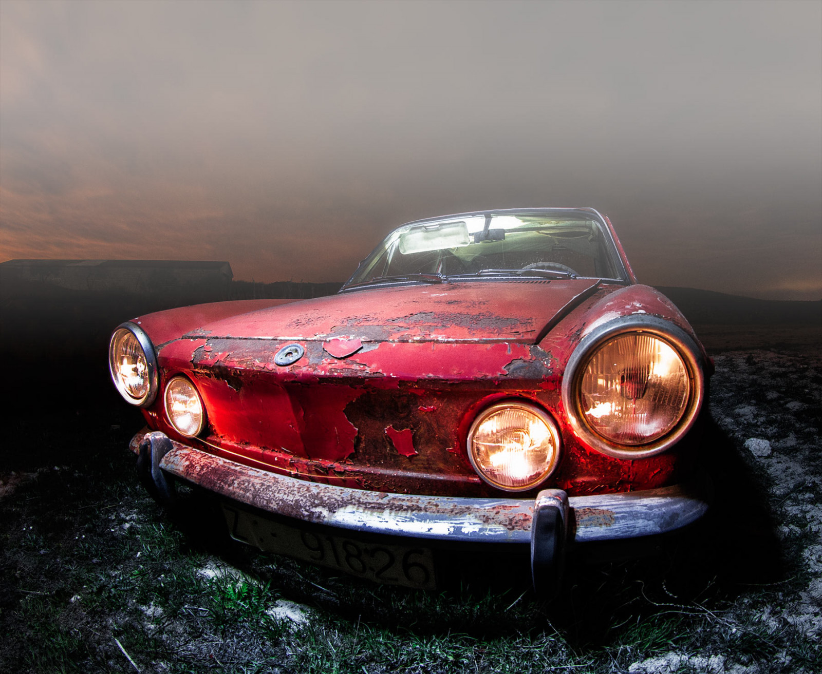 Wallpaper : old, rust, red cars, vehicle, car 1800x1478