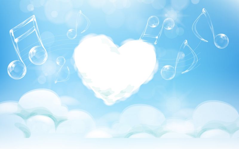 música, ilustración, corazón, cielo, texto, circulo música, ilustración, corazón, cielo, texto, circulo