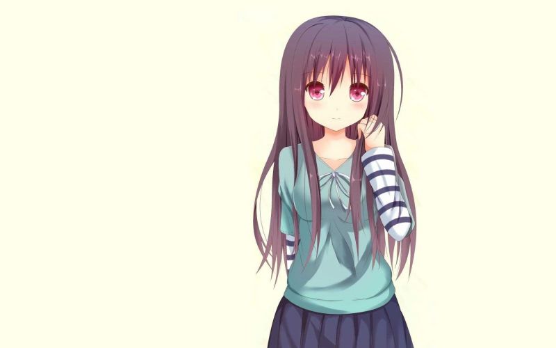 illustration, anime, anime girls, cartoon, original characters, black hair illustration, anime, anime girls, cartoon, original characters, black hair