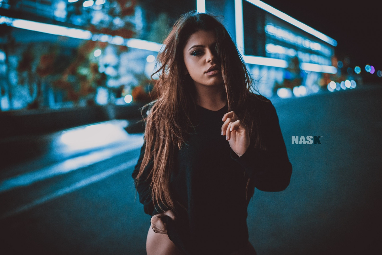 Ingrid Ramon Wallpaper : women, model, portrait, long hair, brunette, glasses ...