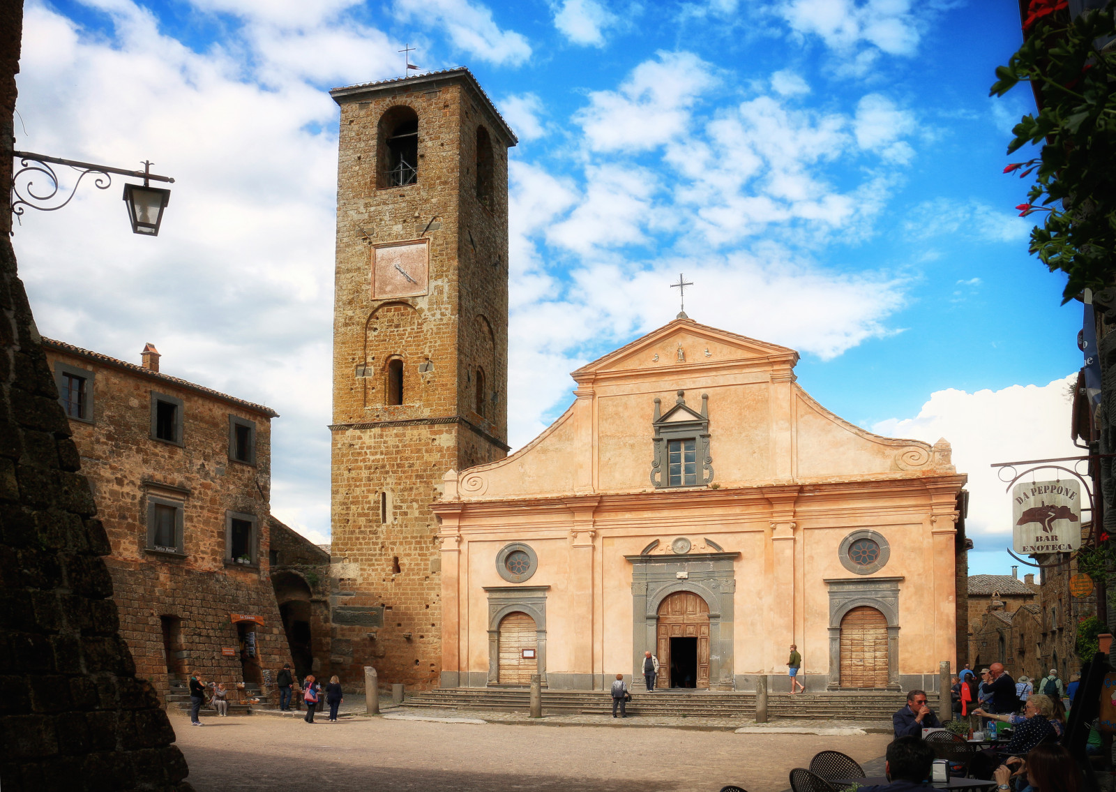 Itálie, architektura, budova, Cestovní ruch, vesnice, Kánon, náměstí, město, Evropa, kostel, katedrála, klášter, kaple, M, hora, nik, bazilika, mezník, eos, fasáda, eu, dávná historie, místo uctívání, středověk, synagóga, zvonice, Španělské mise v Kalifornii, durrum, civita, Donato, Bagnoregio