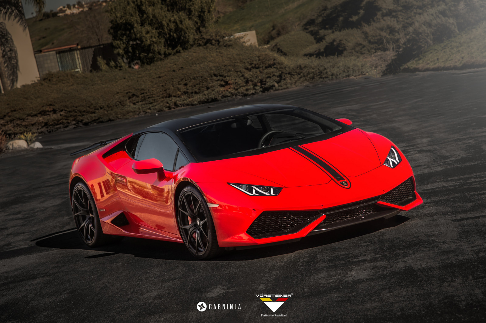 Huracan, Lamborghini, uhlíkové vlákno, Supercars, Lambo, Vorsteiner