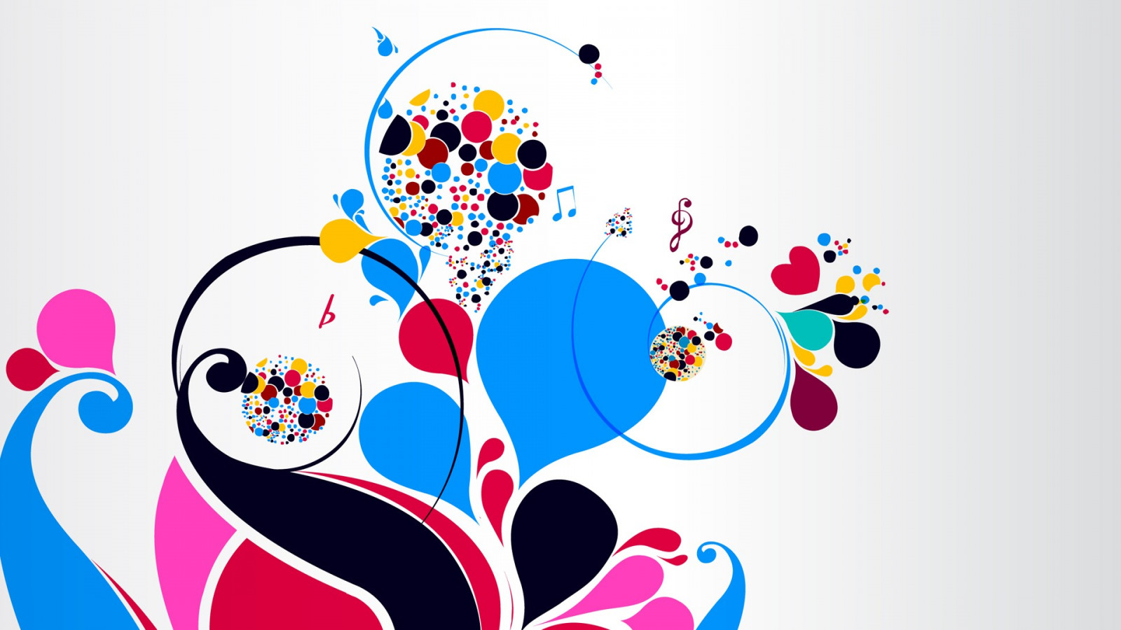 fargerik, illustrasjon, tegnefilm, sirkel, lys, merke, notater, treble clef, KUNST, mønstre, font, organ