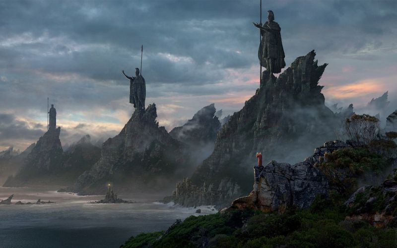 1920x1200 px, výkres, fantasy umění, krajina 1920x1200 px, výkres, fantasy umění, krajina