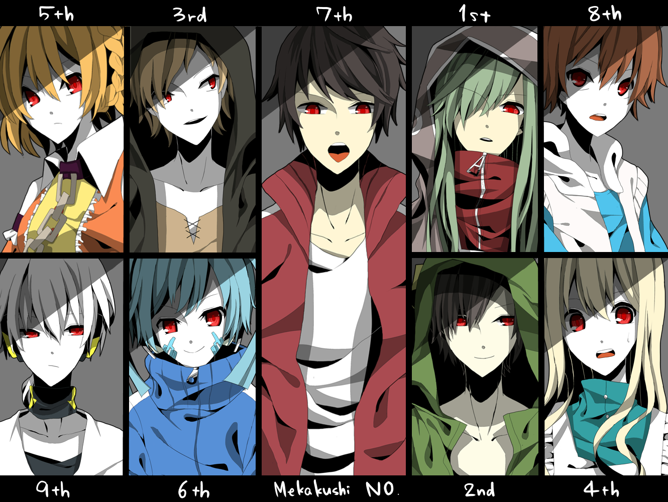 Wallpaper Kagerou Project Shintaro Kisaragi Takane Enomoto Kano Shuuya Marry Kozakura Kousuke Seto 1330x1000 V3n0m 1339593 Hd Wallpapers Wallhere