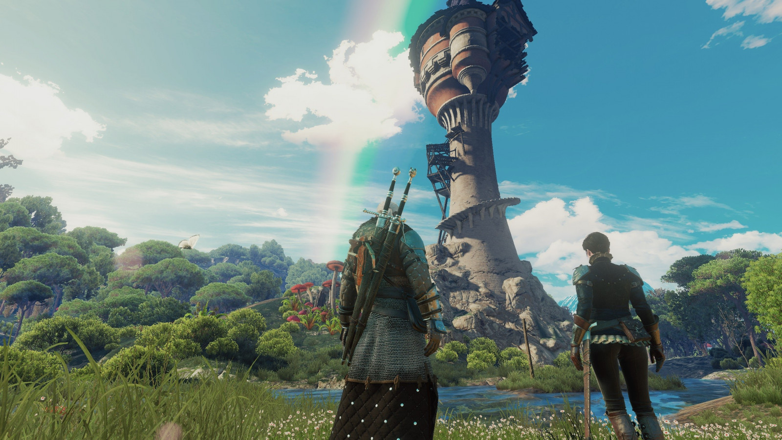 βιντεοπαιχνίδια, Ο ΤΟΥΡΙΣΜΟΣ, The Witcher 3 Άγρια Hunt, Geralt της Rivia, Εδαφος, δέντρο, περιπέτεια, ορόσημο, screenshot