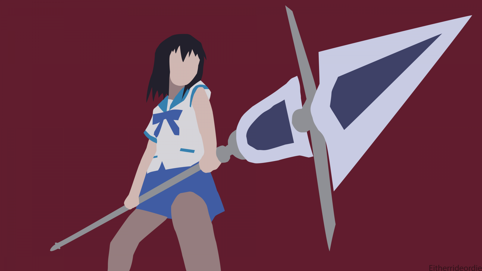 illustration, anime, Anime piger, tegneserie, Ramme Blood, Himeragi Yukina, vinge, mangaka