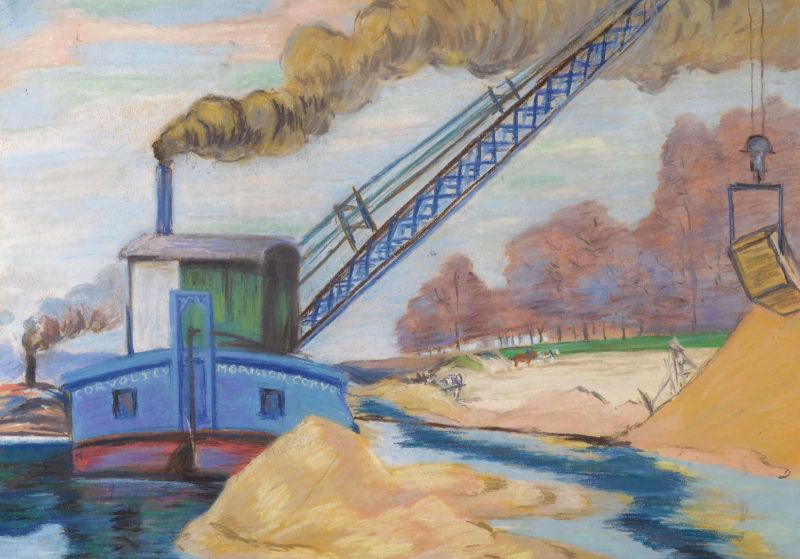 Armand Guillaumin, la pittura, opera d'arte Armand Guillaumin, la pittura, opera d'arte