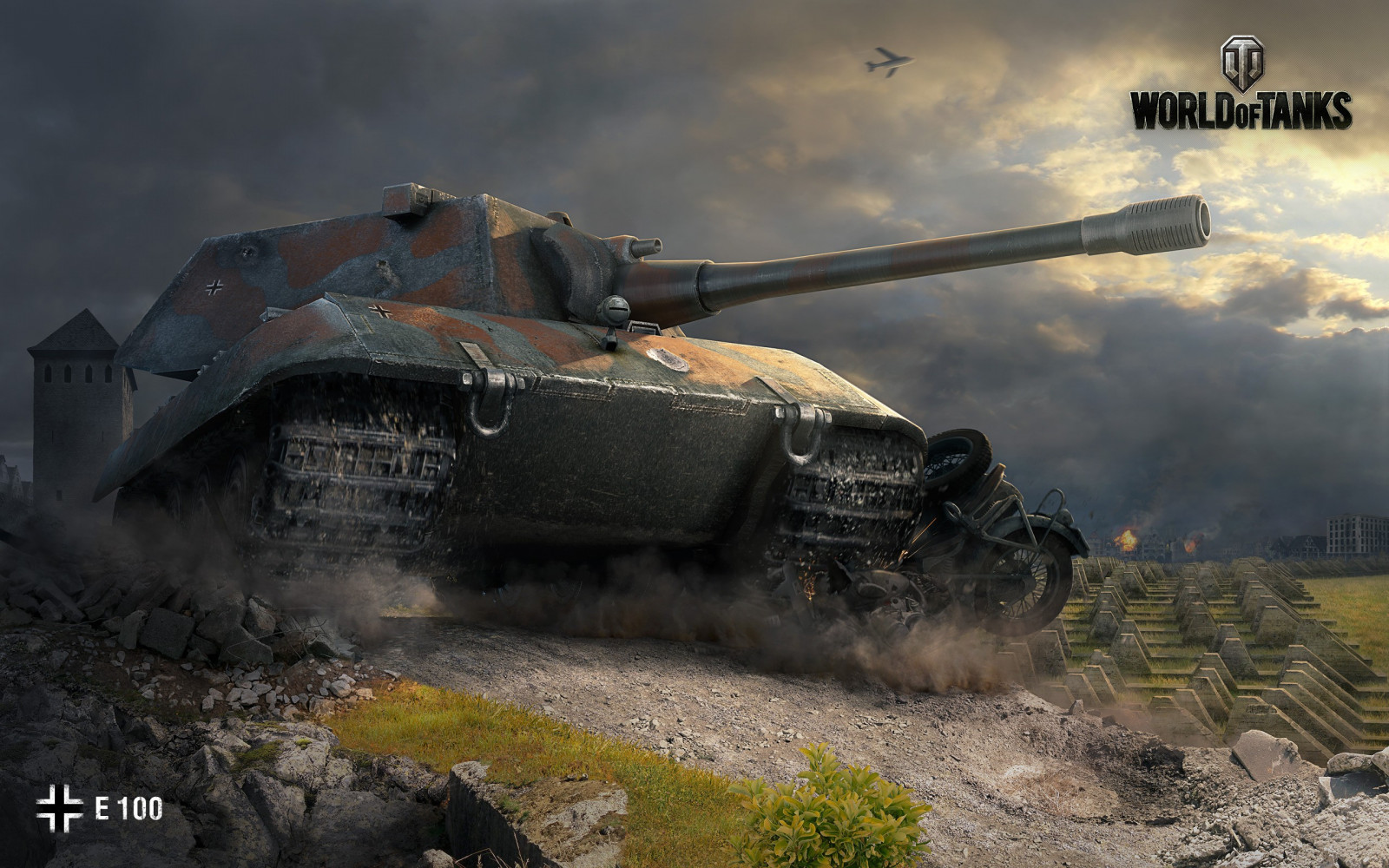 ajoneuvo, ase, säiliö, sotilaallinen, World of Tanks, Wargaming, E 100, kuvakaappaus, maakulkuneuvon, -taisteluajoneuvo, Itsevetävä tykistön, gun torni