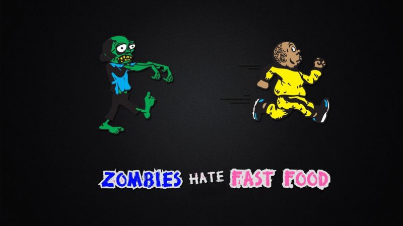 illustrazione, minimalismo, zombie, marca, immagine dello schermo, 1366x768 px illustrazione, minimalismo, zombie, marca, immagine dello schermo, 1366x768 px