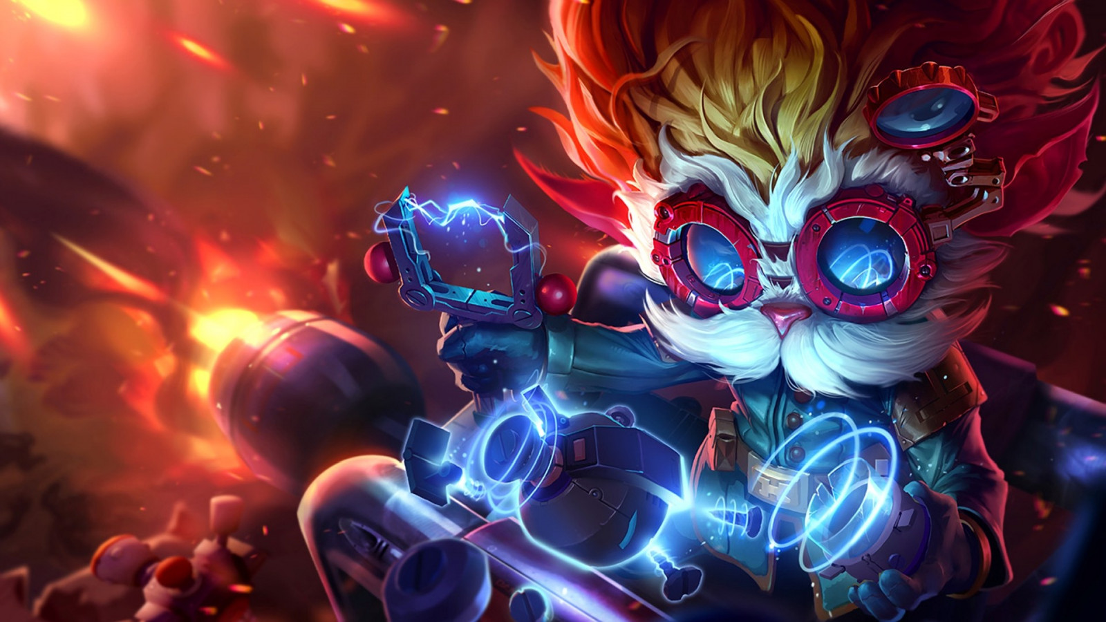 League of Legends, Heimerdinger, Snímek obrazovky, počítač tapeta, fraktální umění