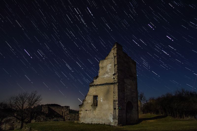 night, space, ruin, sky, landscape, building night, space, ruin, sky, landscape, building
