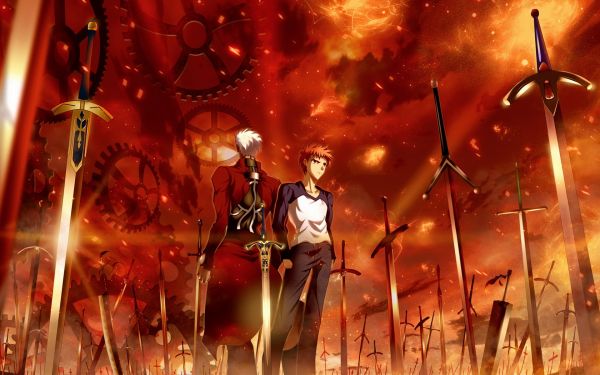 Fate Series,Fate Stay Night,Fate Stay Night Unlimited Blade Works,anime boys