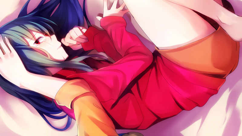 ilustrace, anime, anime dívky, umělecká díla, kreslená pohádka, černé vlasy