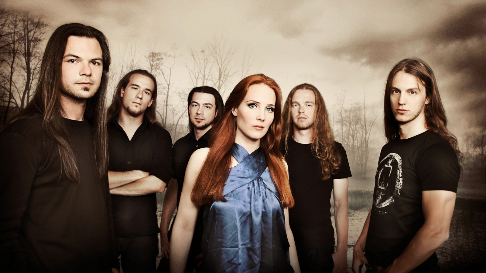 epica, ragazza, rosso, gruppo musicale, grafica