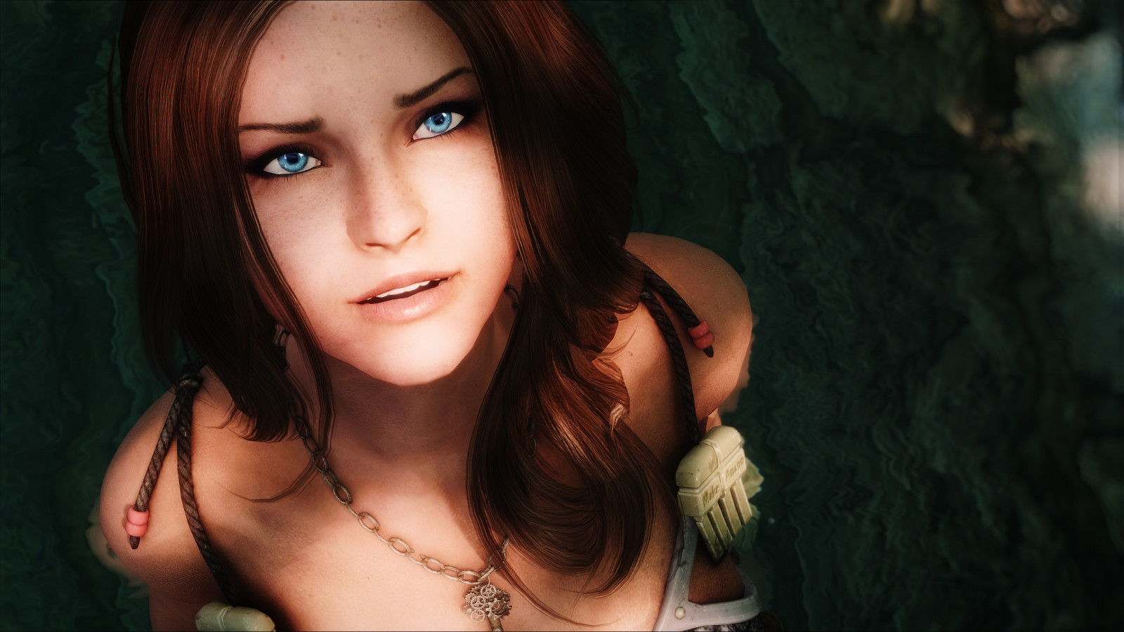 model, dlouhé vlasy, černé vlasy, ENB, dívka, krása, oko, dáma, ret, videohry, Skyrim, počítač tapeta, portrétní fotografie, focení, hnědé vlasy, člověk barva vlasů, zrzavé vlasy, orgán, screenshoty, modding, pcgaming, hledík, tetrodoxin, staré svitky, mods, snapdragonenb, elderscrollsv, cg artwork