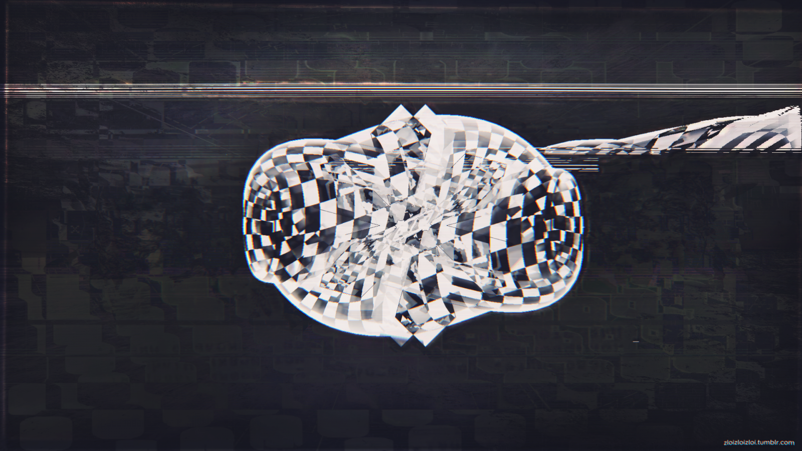 bílý, Černá, temný, abstraktní, glitch art, symetrie, modrý, kruh, UMĚNÍ, světlo, osvětlení, tvar, design, tma, orgán